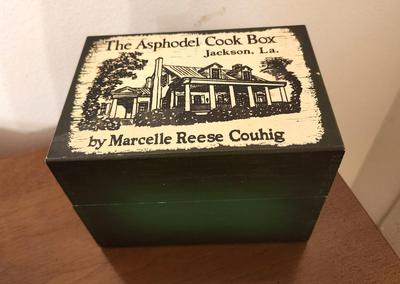 Lot #120 The Asphodel Cook Box - recipe box - complete - Out of Print