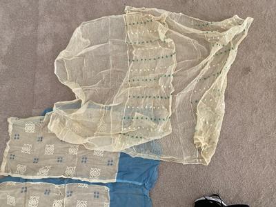 EARLY 1900’s CLOTHING AND CURTAINS