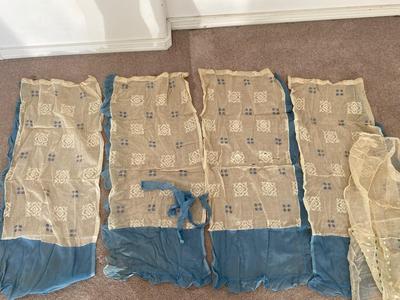 EARLY 1900’s CLOTHING AND CURTAINS