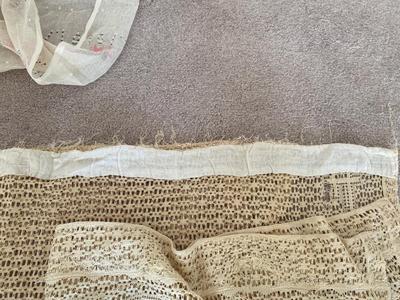 EARLY 1900’s CLOTHING AND CURTAINS