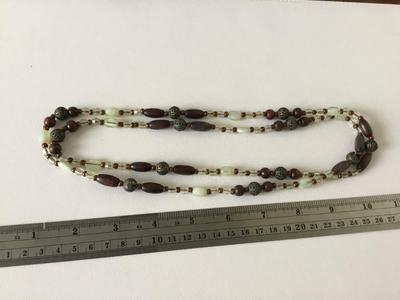 Beautiful plastic fashion beaded necklace