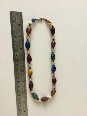 Colorful fashion beaded necklace