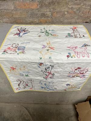 Doll bed and baby blankets