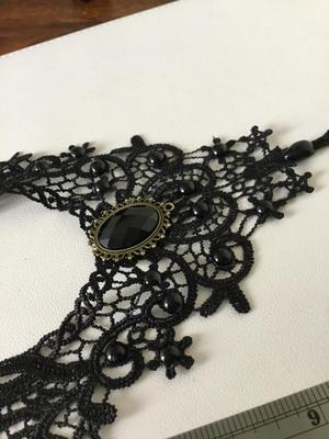 Beautiful lace statement necklace