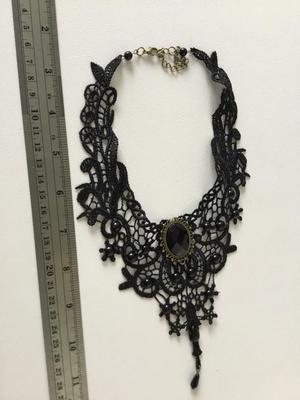 Beautiful lace statement necklace