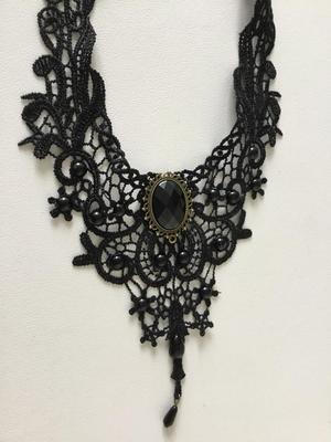Beautiful lace statement necklace