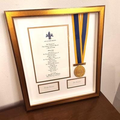 Lot #126 Inaugural New Orleans Legends Awards - 2014 - Pete & Beverly Fountain