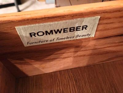 Lot #132 Romweber MCM Bedroom Dresser - 6 drawers