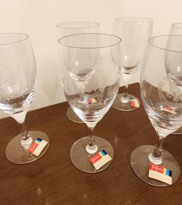 Lot #133 Lot of 7 Fostoria Wine Glasses - F. Edward Hebert, LA Congressman
