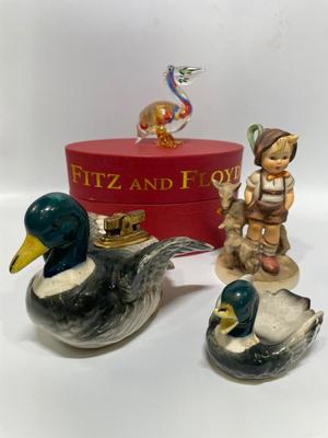 Grovel Hummel, Fitz & Floyd Pelican, Duck lighter