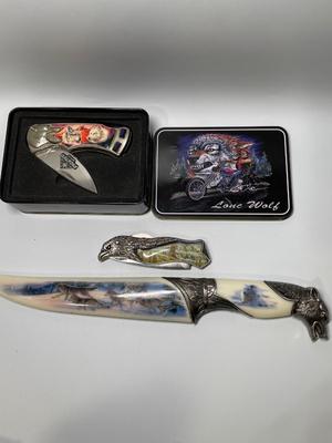 Knives - Wolf knives (2) & Eagle knife