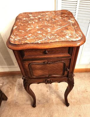 Lot #140 Victorian Marble Night Stand, ca.1880
