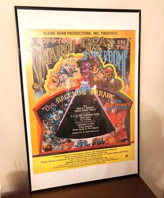 Lot #146 Blain Kern's Mardi Gras in the Super Dome "Disco Extravaganza" Poster - 1979