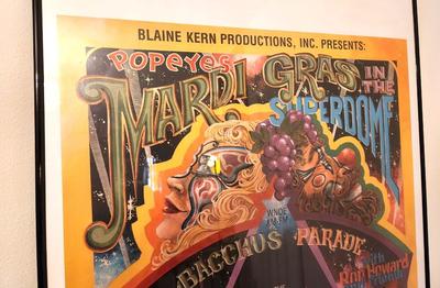 Lot #146 Blain Kern's Mardi Gras in the Super Dome "Disco Extravaganza" Poster - 1979
