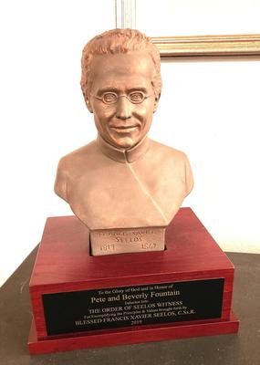 Lot #149 The Order of Seelos Witness - 2019 - bestowed on Pete and Bev Fountain