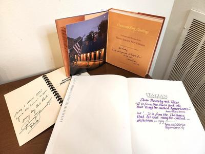 Lot #152 Lot of 3 Autographed Cookbooks - Susan Spicer, Jimmy Fitzmorris, etc