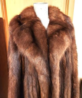 Lot #153 Beautiful Full Length Sable Coat - property of Mrs. Fountain