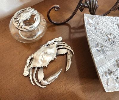 Lot #155 Lot of Pewter Serving Items - Home Decor