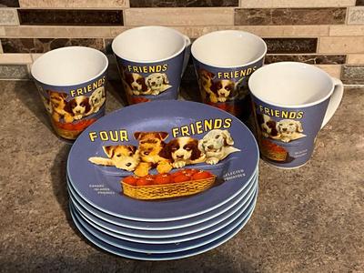Four Friends Sakura Oneida 6 plate/4 mugs
