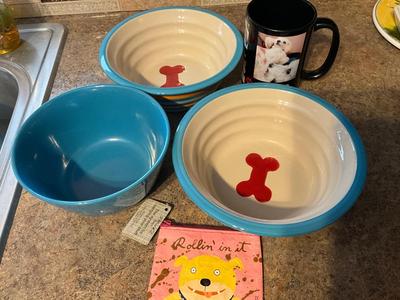 Dog Bowls, “Top Paw”