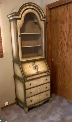 Vintage Painted Hutch 78inx25inx18in