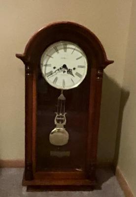 Howard Miller Westminster Chime Pendulum Wall Clock