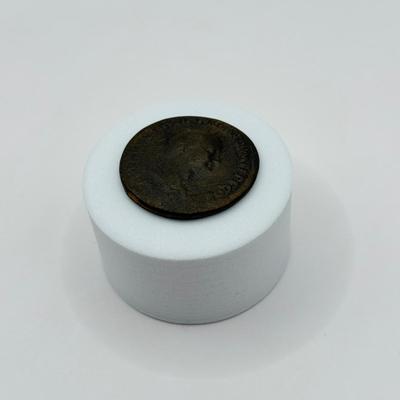 LOT 84J: Vintage Hand Made Emperor Vespasian Brass Sesteritus Coin Reproduction from the Roman-British Collection