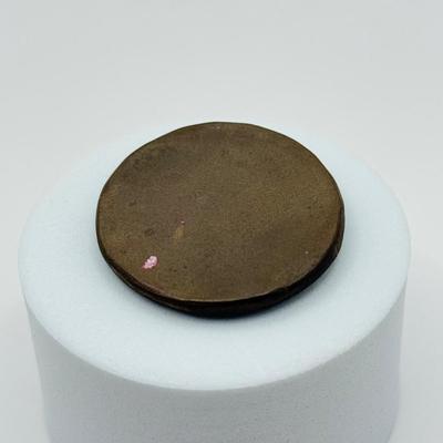 LOT 84J: Vintage Hand Made Emperor Vespasian Brass Sesteritus Coin Reproduction from the Roman-British Collection