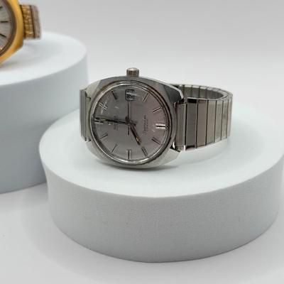 LOT 90J: Men's Watches - Hamilton, Time, Seiko & Omega