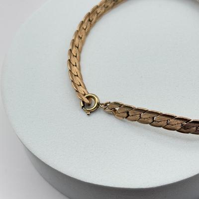 LOT 92J: Goldtone Jewelry - 17" Shell Necklace, Bracelets & Pierced Earrings