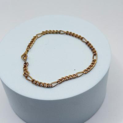 LOT 92J: Goldtone Jewelry - 17" Shell Necklace, Bracelets & Pierced Earrings