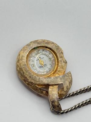 LOT 94J: Ladies' Watches - 24" Harvester Clock Necklace, Sonic, JM Jacmor & Collezio