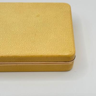 LOT 95J: Vintage Gold Plated Stick Pins & More w/ Vintage Jewelry Case