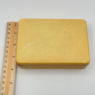 LOT 95J: Vintage Gold Plated Stick Pins & More w/ Vintage Jewelry Case