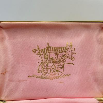 LOT 95J: Vintage Gold Plated Stick Pins & More w/ Vintage Jewelry Case