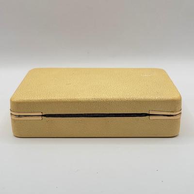 LOT 95J: Vintage Gold Plated Stick Pins & More w/ Vintage Jewelry Case