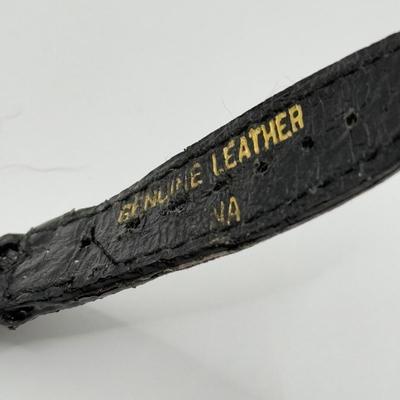 LOT 96J: Vintage Ladies' Watches - Carriage Quartz w/ Braided Leather Band, Endura w/ Norwegian Calf Band, Vienna Quartz Floral Face...