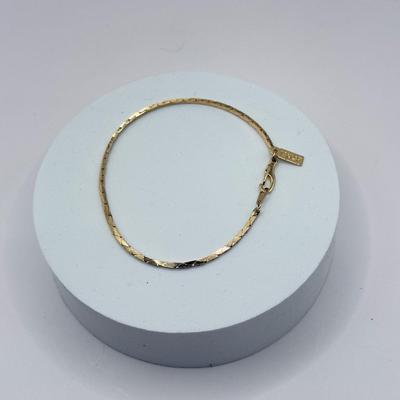 LOT 97J: 18k Gold Plated 19" Necklaces & 7" Bracelets