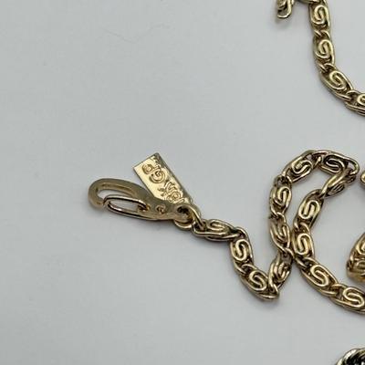 LOT 97J: 18k Gold Plated 19" Necklaces & 7" Bracelets