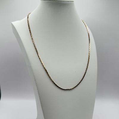 LOT 97J: 18k Gold Plated 19" Necklaces & 7" Bracelets