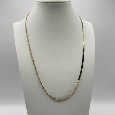 LOT 97J: 18k Gold Plated 19" Necklaces & 7" Bracelets