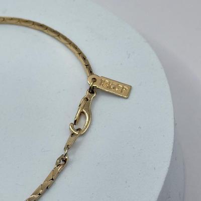 LOT 97J: 18k Gold Plated 19" Necklaces & 7" Bracelets