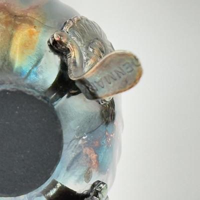 LOT 101J: Vintage Denmark Silver Footed Salt & Pepper Shakers