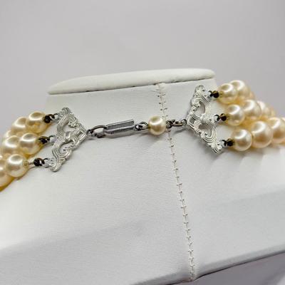 LOT 109J: Vintage “Pearl” Collection - Hair Comb & Necklaces