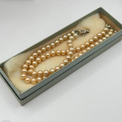 LOT 109J: Vintage “Pearl” Collection - Hair Comb & Necklaces