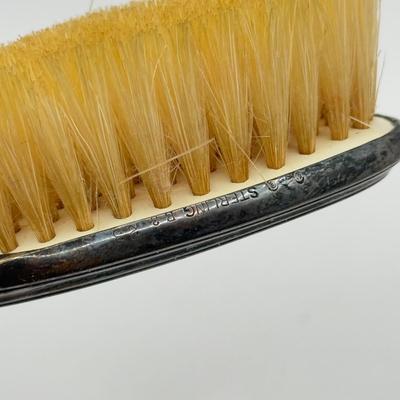 LOT 115J: Vintage Sterling Silver Bo Peep Brush & Sterling Handle Comb