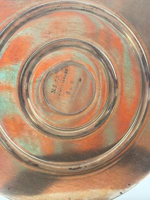 LOT 121K: Vintage Sterling Silver Cement Loaded Vase 672, 121N