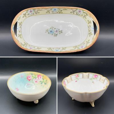 LOT 128K: Vintage Hand Painted Nippon China