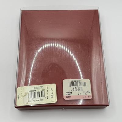 LOT 134K: Lenox Christmas Ornaments w/ Boxes - Winter Splendor Snowflake w/ COA, Cardinal Tea Pot & China Jewels Star