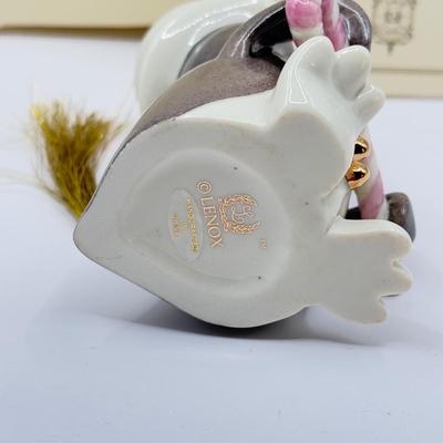 LOT 137K: Lenox Christmas Ornaments w/ Boxes - 1999 Annual Holiday Toy Soldier, 2001 Chilly Chap Penguin w/ COA & 2002 Moose...